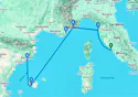 Rome (Civitavecchia) to Barcelona