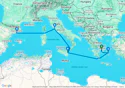 Mediterranean: Athens to Barcelona Cruise