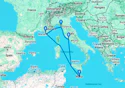 Western Mediterranean         Cruise - A616
