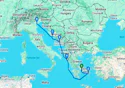Athens (Piraeus) to Venice