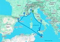 La Spezia,Naples,Palermo,Valletta,Barcelona,Marseille,Genoa