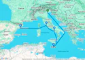 7-DAY MEDITERRANEAN FROM VENICE (TRIESTE) TO BARCELONA: ROME, MALTA & SALERNO