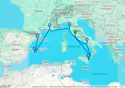 7-DAY MEDITERRANEAN FROM ROME TO BARCELONA: FLORENCE & MARSEILLE