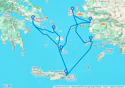 Greece Intensive Cruise: Athens, Santorini & Crete