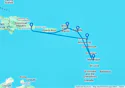 La Romana,Catalina Island,Virgin Gorda,Philipsburg,Fort de France,St John s,La Romana