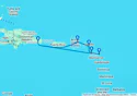 La Romana,Catalina Island,Virgin Gorda,Philipsburg,Basseterre,St John s,La Romana