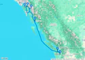 Seattle,Ketchikan,Icy Strait Hoonah,Tracy Arm,Juneau,Victoria,Seattle