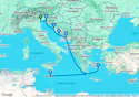 Fusina to Valletta