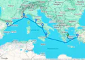 Mediterranean Rivieras: Italy, France & Spain (Westbound)