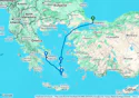 Aegean Sea Odyssey Via The Corinth Canal