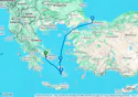 Aegean Sea Odyssey Via The Corinth Canal