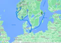 Sweden, Denmark, Germany, Norway