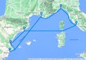 Barcelona,Civitavecchia,Genoa,Marseille,Alicante,Valencia,Barcelona