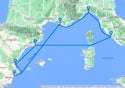 Civitavecchia,Genoa,Marseille,Alicante,Valencia,Barcelona,Civitavecchia