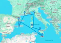 Spain, France, Italy, Malta