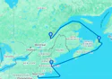 New England and Canada - M624