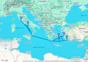 Marmaris,Santorini,Naples,Civitavecchia,Mykonos,Kusadasi,Marmaris
