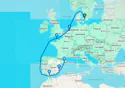 Denmark, Netherlands, France, Gibraltar, Spain