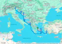 9-DAY GREEK ISLES FROM ATHENS TO VENICE (TRIESTE): MYKONOS, RHODES & CORFU
