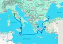 9-DAY GREEK ISLES FROM ROME TO ISTANBUL: SANTORINI, ATHENS & MALTA