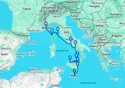 Italian shores and Isle of Beauty