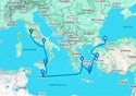 9-DAY GREEK ISLES FROM ROME TO ISTANBUL: SANTORINI, ATHENS & MALTA