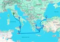 9-DAY GREEK ISLES FROM ROME TO ISTANBUL: SANTORINI, ATHENS & MALTA