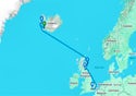 Reykjavik (Hafnarfjordur) to London (Tilbury)