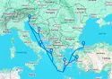 Greece, Turkey, Italy, Croatia