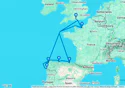9 NIGHT SPANISH FLAIR SOLAR ECLIPSE