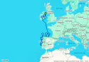 Western Europe cruise from Ireland to Portugal