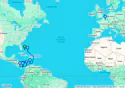 Pristine islands of the Bahamas & the Panama Canal