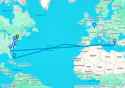 America's East Coast to the Bahamas