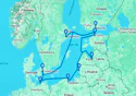 Germany, Poland, Lithuania, Latvia, Estonia, Finland, Sweden, Denmark