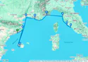 Barcelona to Civitavecchia