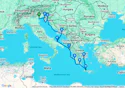 Fusina to Athens