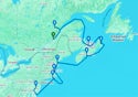 10-DAY CANADA & NEW ENGLAND FROM QUEBEC CITY TO PHILADELPHIA