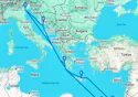 Split,Venice-Marghera,Katakolon,Heraklion,Port Said,Alexandria,Split