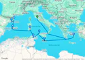 Civitavecchia to Barcelona
