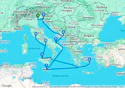 Fusina to Civitavecchia