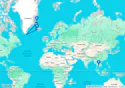 Iceland to Greenland roundtrip cruise