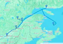 Exploration along Saint Lawrence