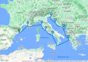 11-DAY AROUND ITALY'S BOOT: ITALY, DALMATIA & VENICE - O657