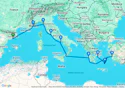 11 NIGHT ITALY, FRANCE GREECE CRUISE