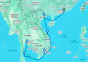 Hong Kong to Bangkok (Laem Chabang)