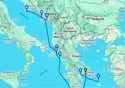 The Greek islands, the Corinth Canal & Adriatic