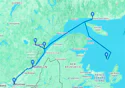 Exploration along Saint Lawrence