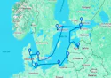 Denmark, Germany, Poland, Lithuania, Latvia, Finland, Estonia, Sweden