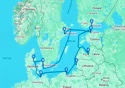 Germany, Poland, Lithuania, Latvia, Finland, Estonia, Sweden, Denmark