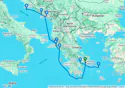 The Greek islands, the Corinth Canal & Adriatic